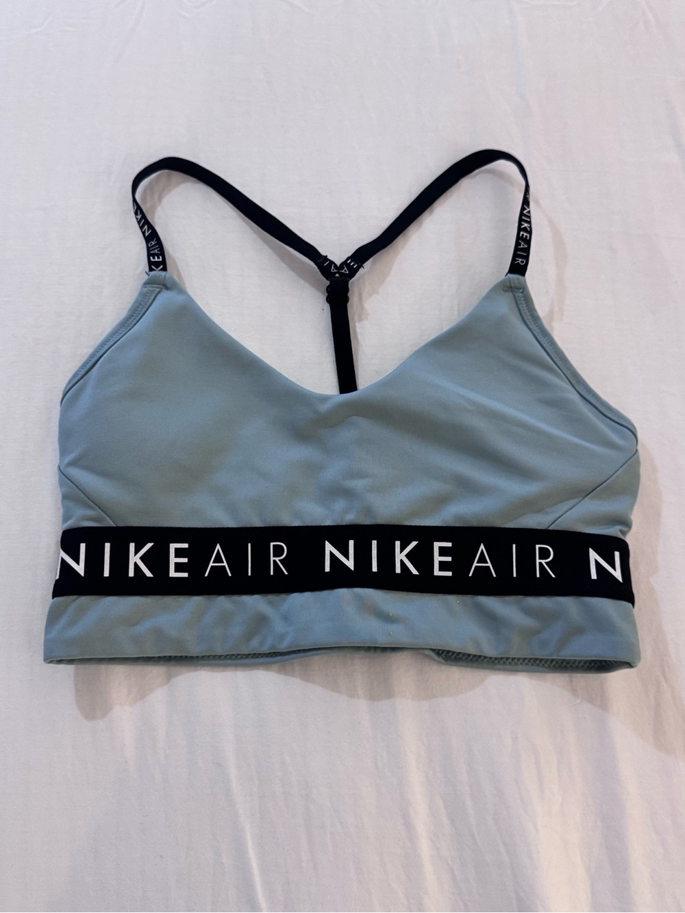 Nike Light Blue Nike Air Racerback Sports Bra